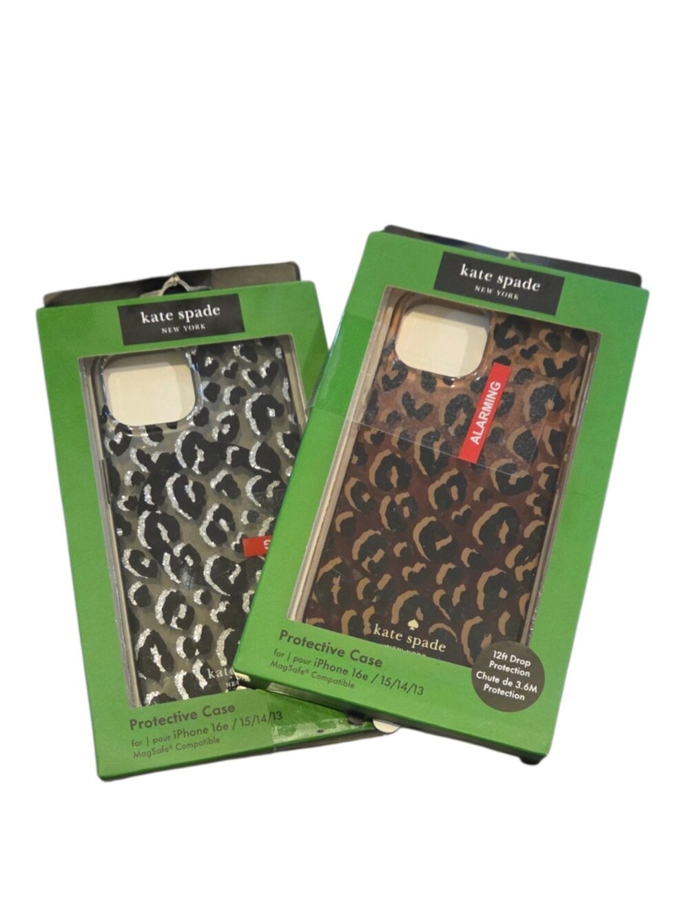 Kate Spade Set of 2 Protective Cases Stylish Leopard Print Animal Print Design